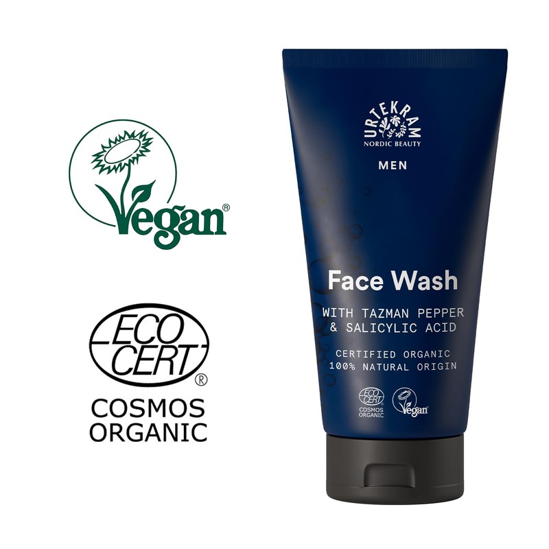 Urtekram - Men's Face Soap - Facial Cleansing with Tazman