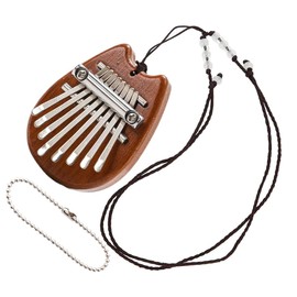 DWFEYOI Kalimba Children's Thumb Piano, Mini Finger Piano, Comes with Lanyard and Bracelet Cord, 8 Keys Mini Kalimba, for Children, Beginners and Musical Instrument Lovers