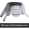 NLQR Front Driver Bottom Replacement Seat Cover Microfiber Leather Tan