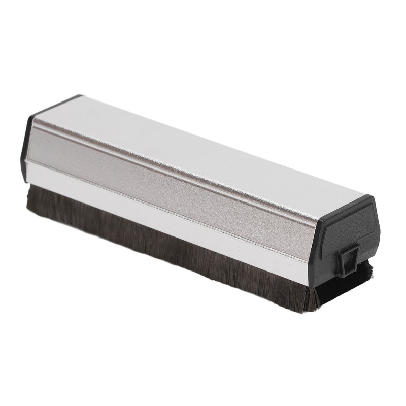 Vinyl Record Brush Aluminum Alloy Anti Static Fine Bristles Audio