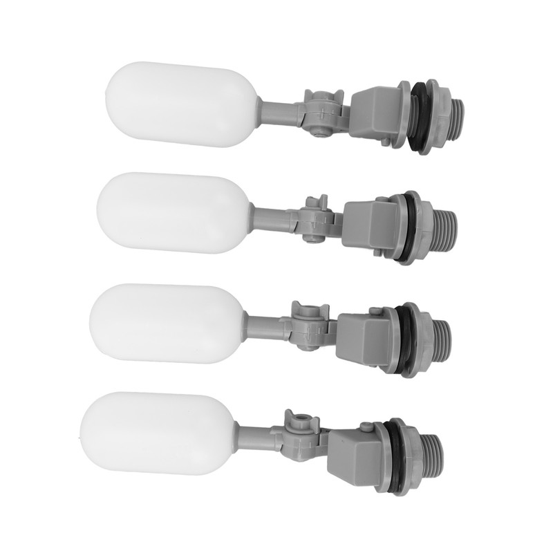 4PCS Float Ball Valve DN15 1/2 Inch ABS PE Water