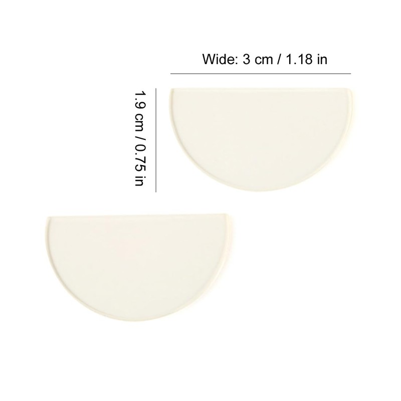 WENDA 5 Pack, +3.00 Great View Reusable Stick-On Bifocal Lenses