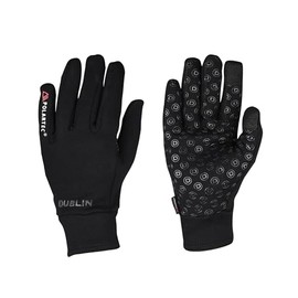 Dublin Polartec Fleece Riding Gloves, Black, Medium/7