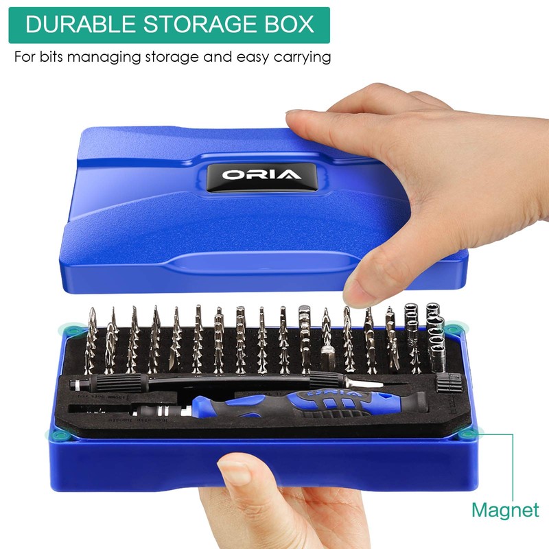 ORIA Precision Screwdriver Set, 106 in 1 Screwdriver kit with