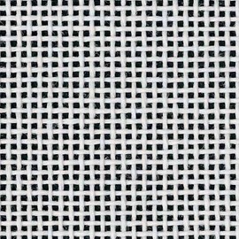 Zweigart Deluxe Mono Orange Line Needlepoint Canvas, 14 Mesh, White 40" X 54"