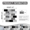 BSABSAQAA 10 Sheets Peel and Stick Backsplash for Kitchen 12"X12"