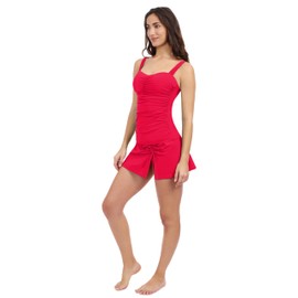 Profile by Gottex Women's Standard Tutti Frutti Tankini, Rose Red
