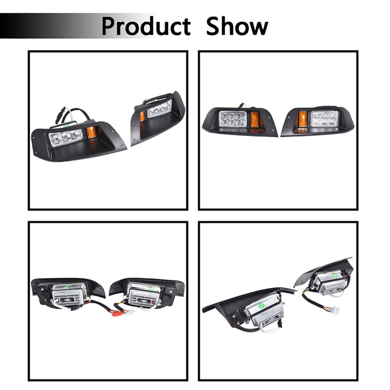 waltyotur Adjustable Light Kit Headlights and Taillights 12V Replacement for