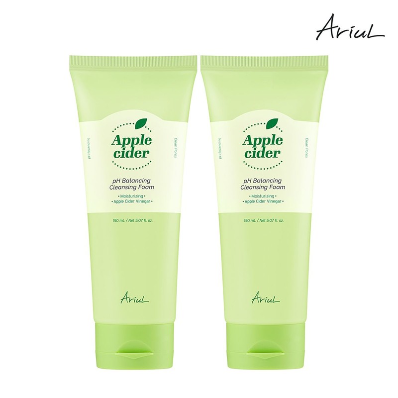 Ariel Apple Cider pH Slightly Acidic Balancing Cleansing Foam 150ml