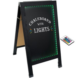 Excello Global Indestructible LED Chalkboard -Black
