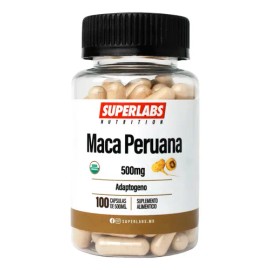 Superlabs Nutrition Maca Peruana 500mg 100 Capsulas Sabor Sin Sabor