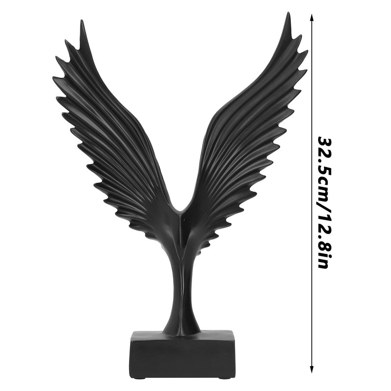 Angel Wing Resin Craftwork Sculpture Decoration Desktop Ornament Abstract Eagle