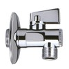 Chrome Water Isolating Ball Valve 1/2 x 3/8 BSP Lever