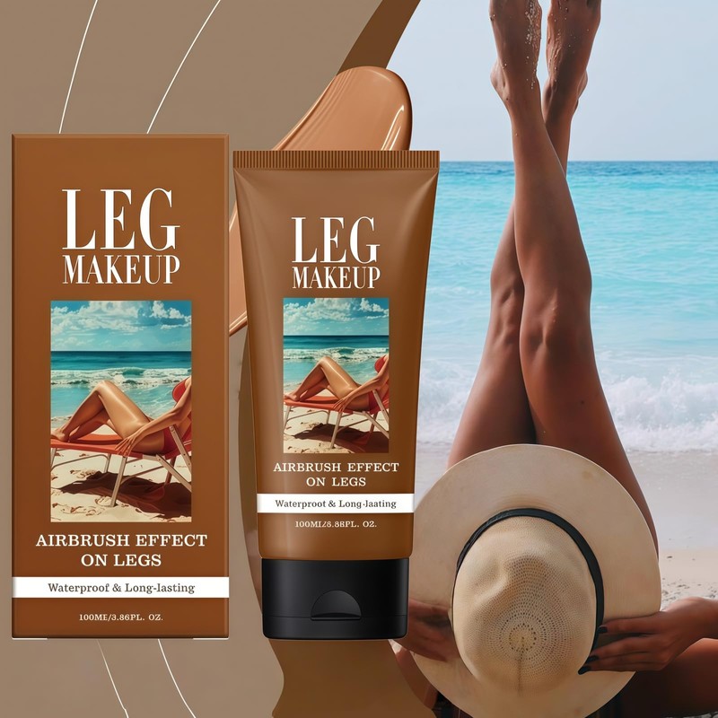 100ML Long Wear Waterproof Concealer,Leg Makeup Coverage,Waterproof Body Foundation&Bo-dy Concealer,Leg
