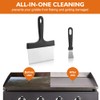 2 Pack Grill Scraper,Heavy Duty Griddle Scraper,Stainless Steel Griddle Scraper