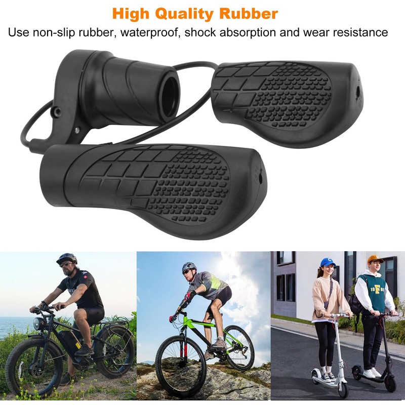 AaiLucky Half Twist Throttle for EBike, Electric Bike Throttle Grip,