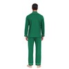 COLORFULLEAF Men's Long Pyjamas 100% Cotton Two-Piece Men's Pyjamas with
