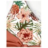 WDIRARA - Traje de baño monokini con tirantes delgados para