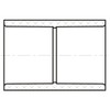 Lesso America 429 Series PVC Pipe Fitting - Coupling -