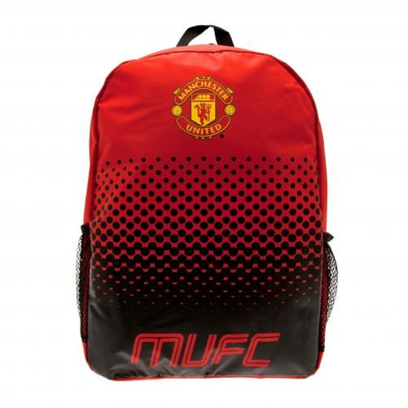 Mufc Manchester United Backpack Rucksack School Bag