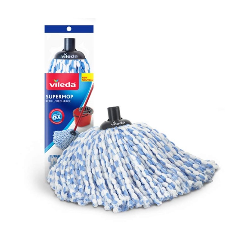 Vileda SuperMop Microfibre and Cotton Refill