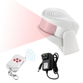 Douevo Wireless Motion Sensor Alarm Doorbell with 300ft Remote Control, Door Chime for Business When Entering, Motion Sensor Door Chime, Doorbell for Home/Garage Door/Store, with Power Supply