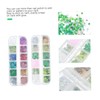 Mikinona 2 Boxes Patrick's Day Sequins Shape Nail Glitter for