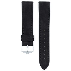HIRSCH Osiris Watch Strap - Watch Strap in Shiny or Natural Calf Leather - 12 to 24 mm, 20 mm