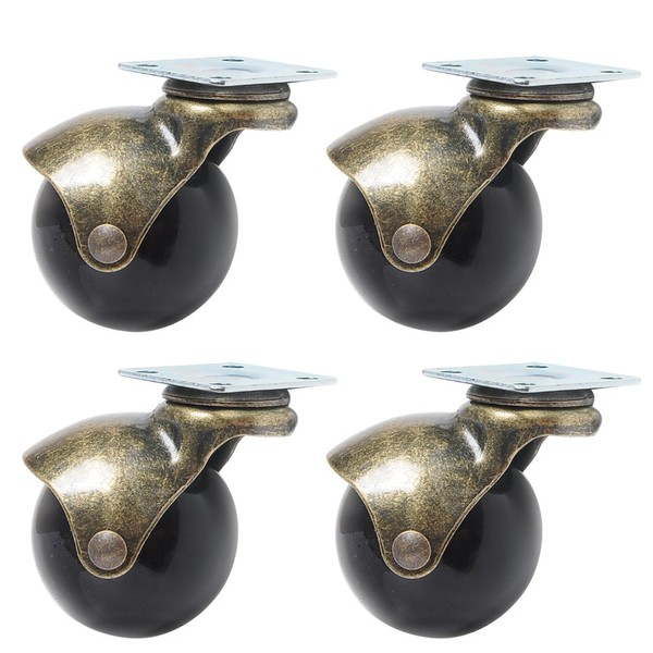 ELEOPTION Heavy Duty Caster Wheels Without Brakes 2 Inch 360