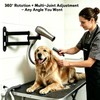 Pet Hair Dryer Wall Mount Stand Hose Tube Holder: Hands-Free