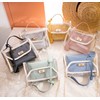 Mies' PVC Skeleton Shoulder Bag, Handbag, Transparent, Clear, Mini Bag,