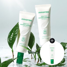 Innisfree [3rd Generation] Daily UV Moisture Barrier Hwajalmuk Sun Cream 50ml, 2 units / [3세대] 데일리 유브이 수분장벽 화잘먹 선크림 50ml, 2개