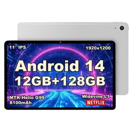 LincPlus M11 Tablet 11" Android 14 | 12GB RAM + 128GB (Expandable to 2TB) | Helio G99 | 90Hz IPS Display | 8100mAh Battery | 4 Speakers | Widevine L1 | GMS Certified – for Work, Gaming & Streaming