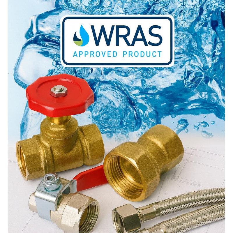 Westco 15mm Compression Brass Lockshield Gate Valve