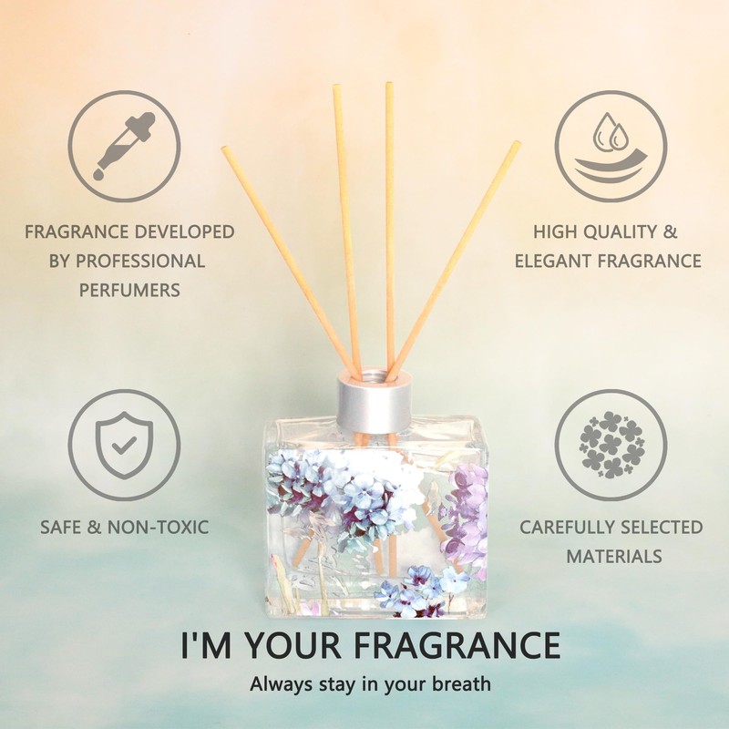 Silverstro Classic Reed Diffuser Lavender Scent/3.4oz(100ml)/1 Pack/Fragrance Scent Essential Oil