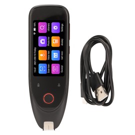 S50 Translation Pen 112 Languages Noise Reduction Scan to Translate Pen Translator with Photo Translation for Reading Black Global Translation