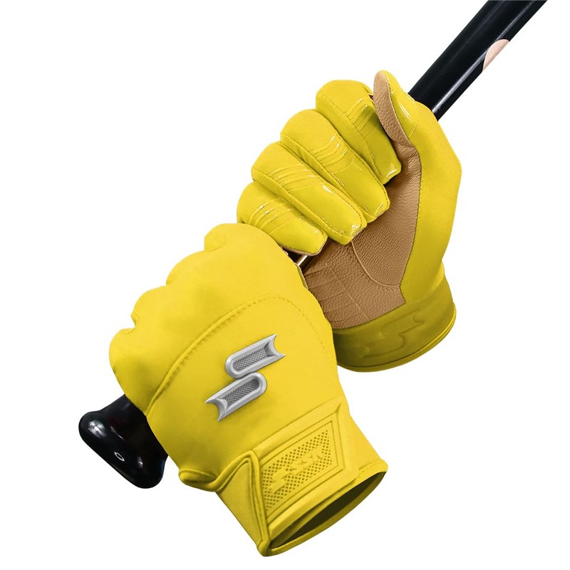SSK X1 Color Rush Adult Baseball Batting Gloves - Durable