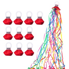 Arouselove Confetti Poppers, Streamer Plastic No Mess for Party,Birthday,Wedding