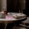 NUOBESTY - Contenedor rectangular de hojalata para alimentos con hojas