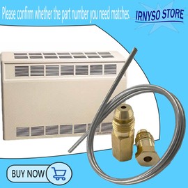 lrnyso Replacement (Honeywell Resideo 392449-1，392449-4. Empire HeatersDV1004 Pilot Tubing 20" Long) Fits Empire Heater DV25-2 and DV35-2 fireplaces Pilot Tubing set