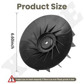 4241-704-3405 Fan Wheel & 4229-768-0300 Shredder Blade for ST-IHL BG86 BG56 BG56C BG86C SH56 SH86 Leaf Blower 4241-704-3401, 4241-704-3400