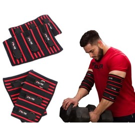 FELTER FITNESS CODERA Triple Cierre Rojo para Gym, Pesas, Crossfit, Gimnasio (M)