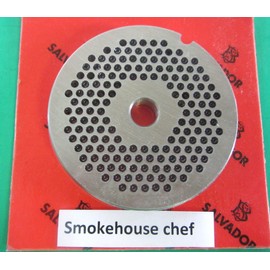MADE IN ITALY #12 X 1/8" holes (3 MM) Small Grind Meat Grinder Disc Plate Hobart Cabelas LEM. 3mm for minced texture meats