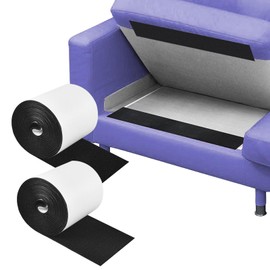 4 Inch Heavy Duty Hook and Loop Tape Adhesive Non Slip Cushion Pad Tapes, Nylon Hook and Loop Tape Picture Wall Hanging, Keep Couch Cushions from Sliding (19.7 Ft Long)
