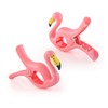Flamingo BocaClips by O2COOL, Beach Towel Holders, Clips, Set of