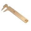 100mm (3.94in) Easy Sliding Gauge Brass Vernier Caliper Ruler Measuring