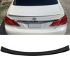 Rear Trunk Car Spoiler Wing ABS Matte Black Replacement for