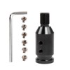 muge racing Universal Gear Shift Knob Adapter,Aluminum Alloy M12x1.25Shift Knob