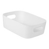 VILLFUL 6pcs Plastic Storage Bins Desktop Organizers for Bathroom Kitchen