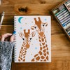 FINGERINSPIRE Giraffe Stencil 11.7x8.3 inch Two Giraffe Drawing Painting Stencils